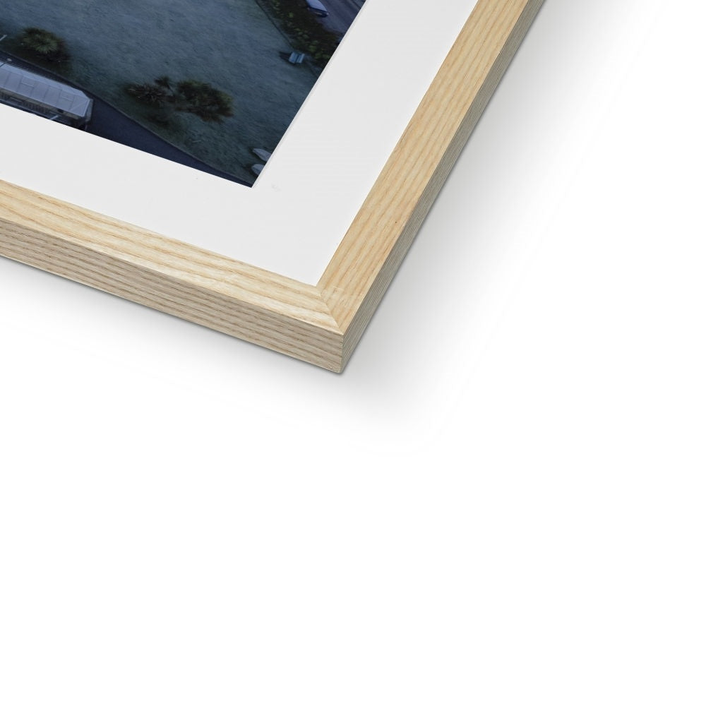 Boating Lake Dawn Portrait ~ Framed & Mounted Print