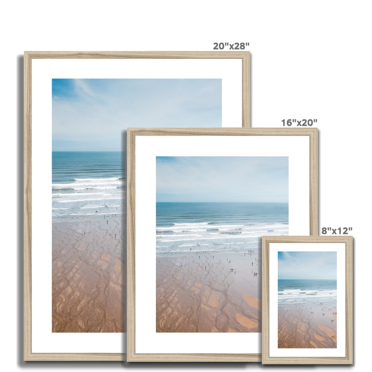 polzeath beach framed photograph