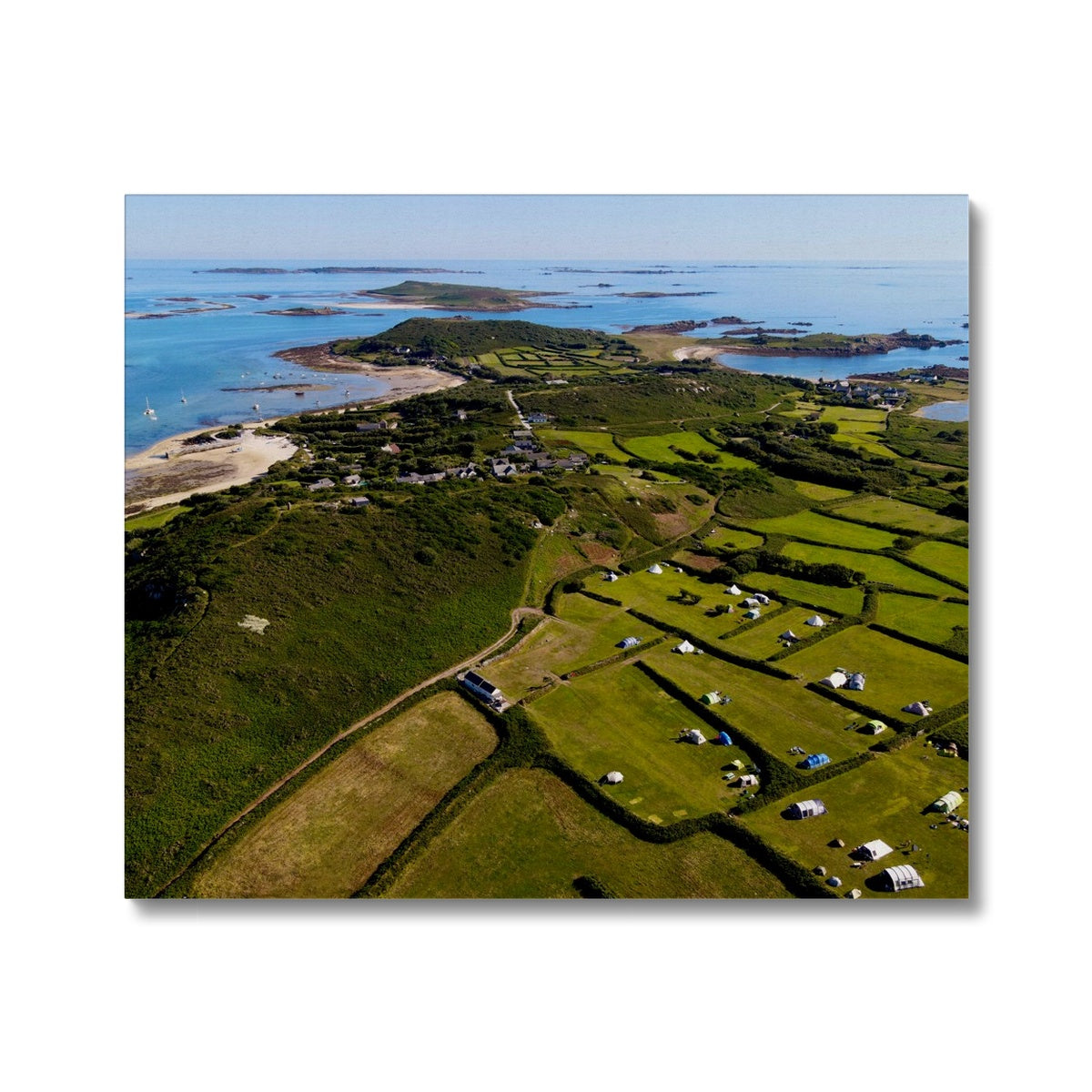 bryher campsite view detail