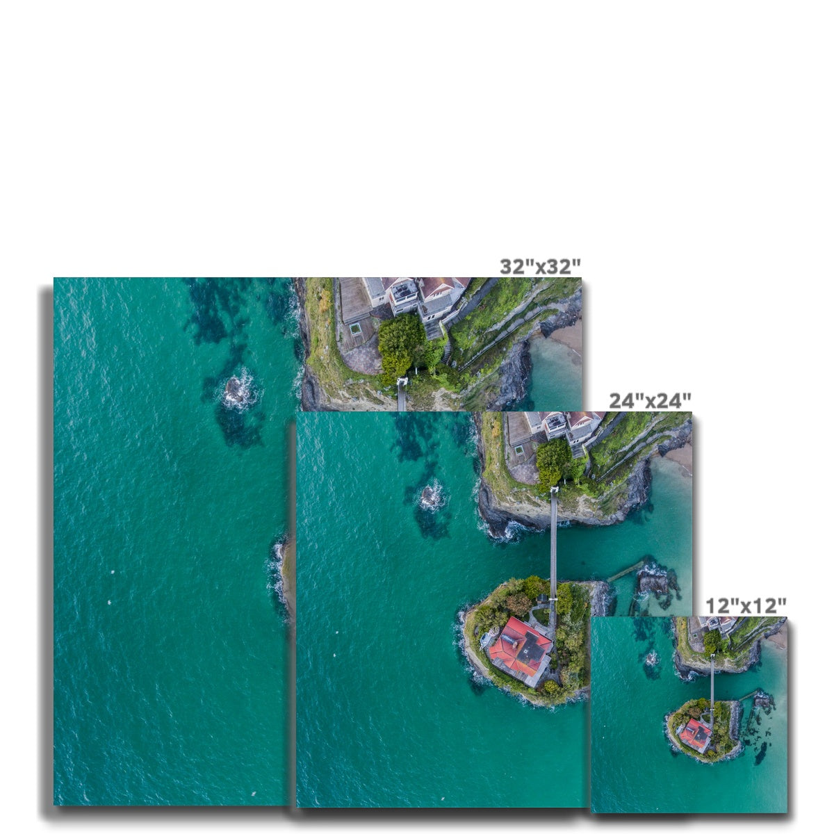 the island towan beach newquay canvas sizes