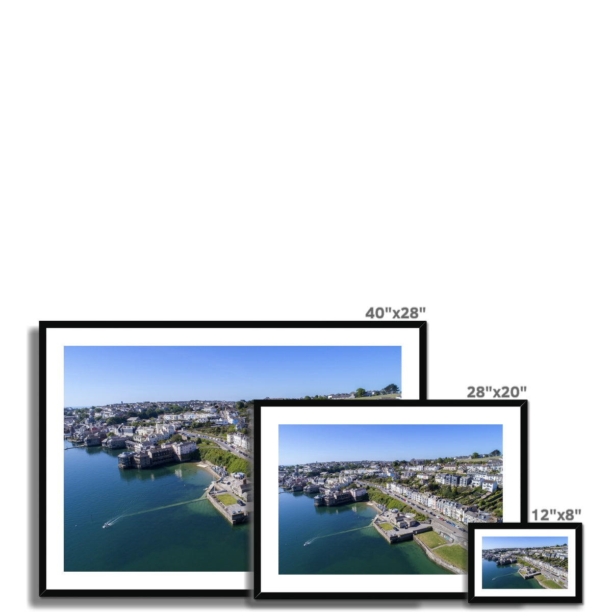 falmouth harbour wooden frame sizes