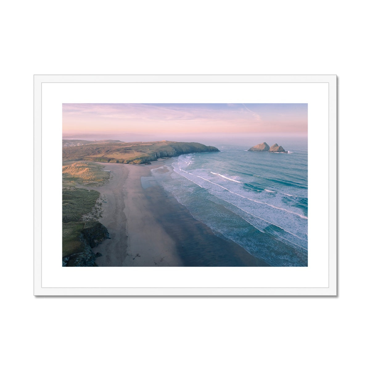 Dawn Colours Holywell ~ Framed & Mounted Print