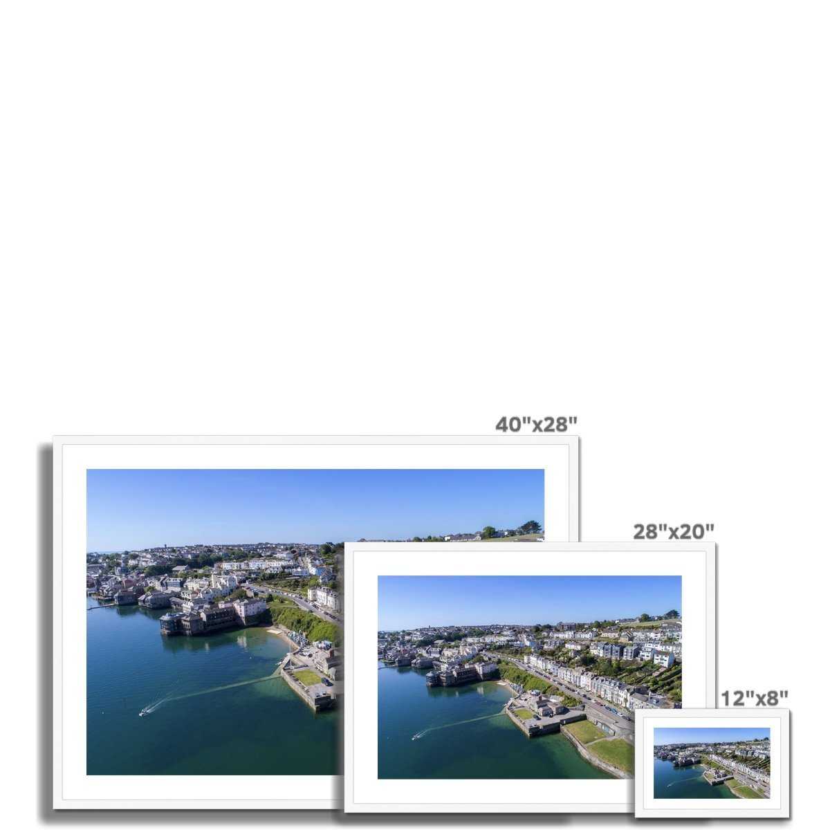 falmouth harbour frame sizes