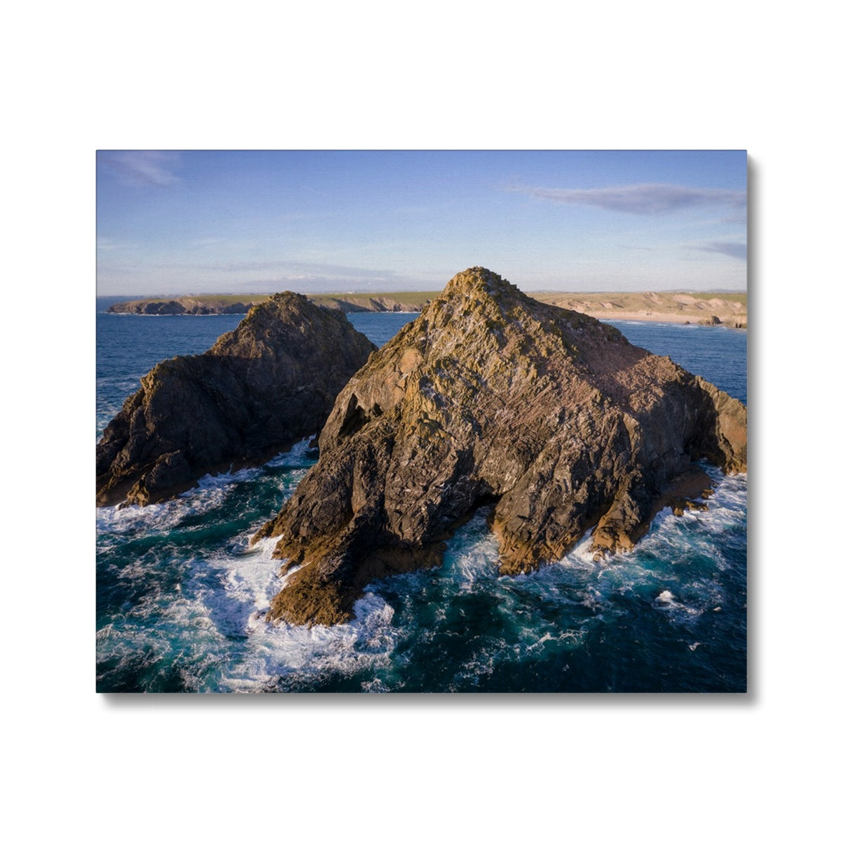 Carter's Rocks, Holywell Bay ~ Canvas