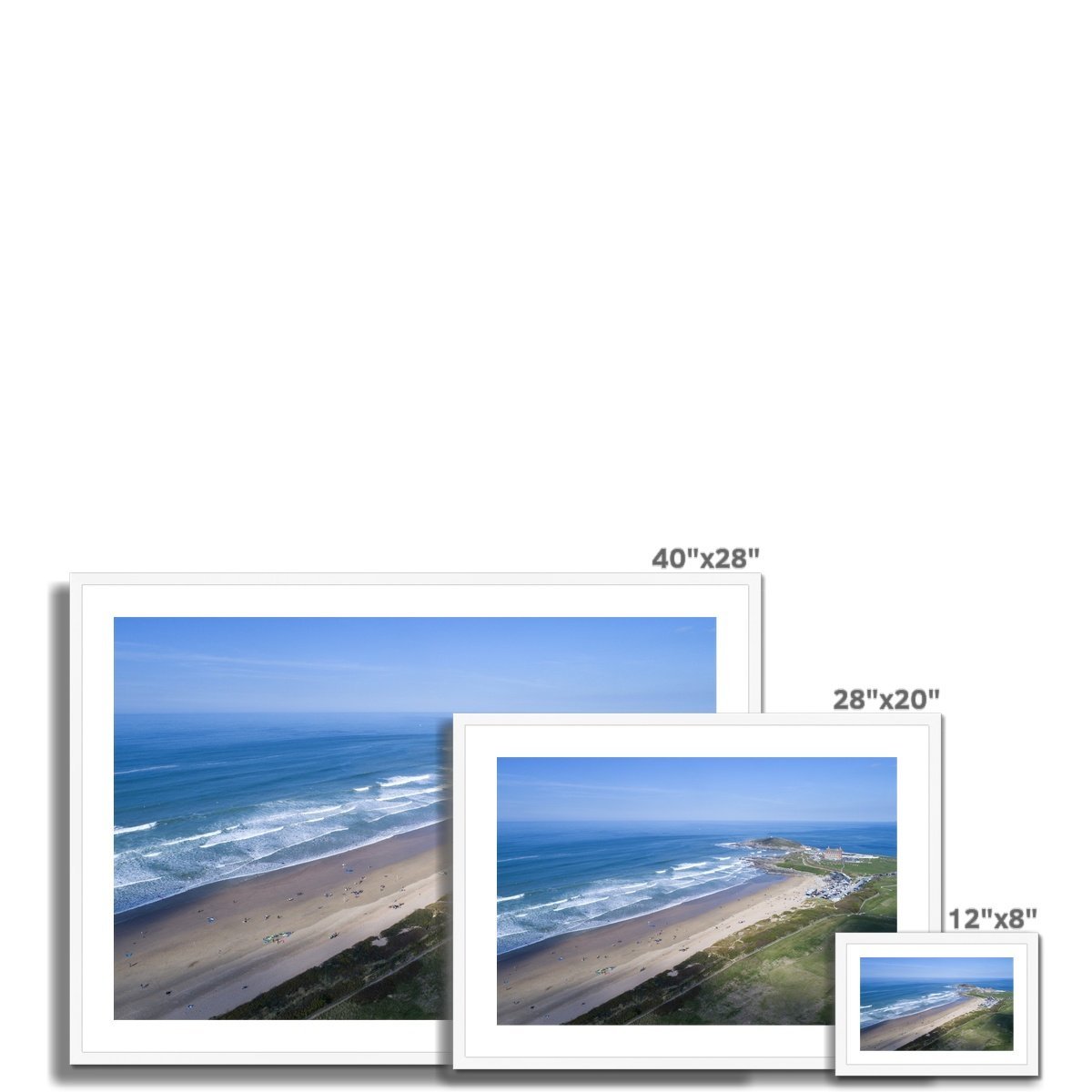 fistral wooden frame sizes