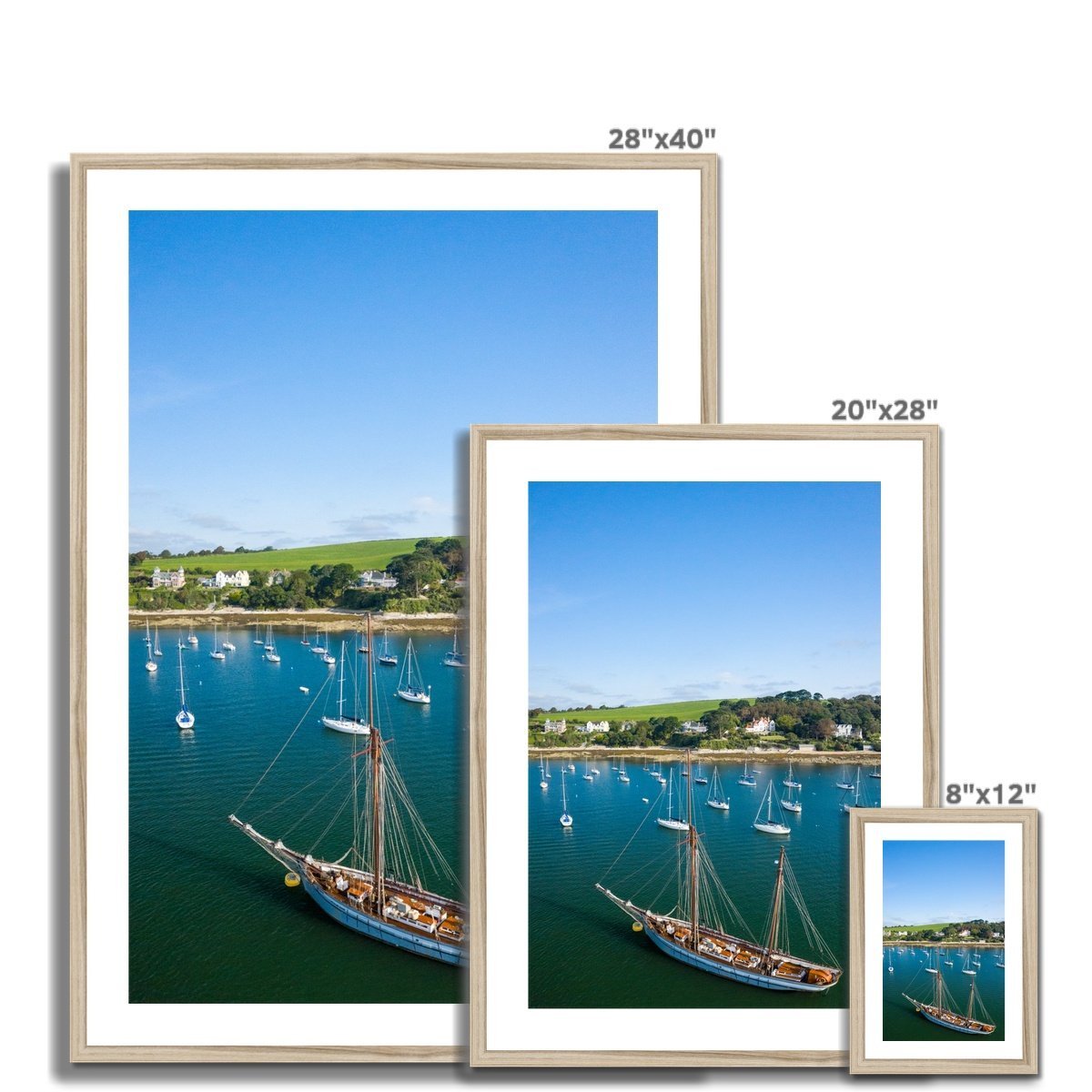 flushing sailing boat wooden frame sizes