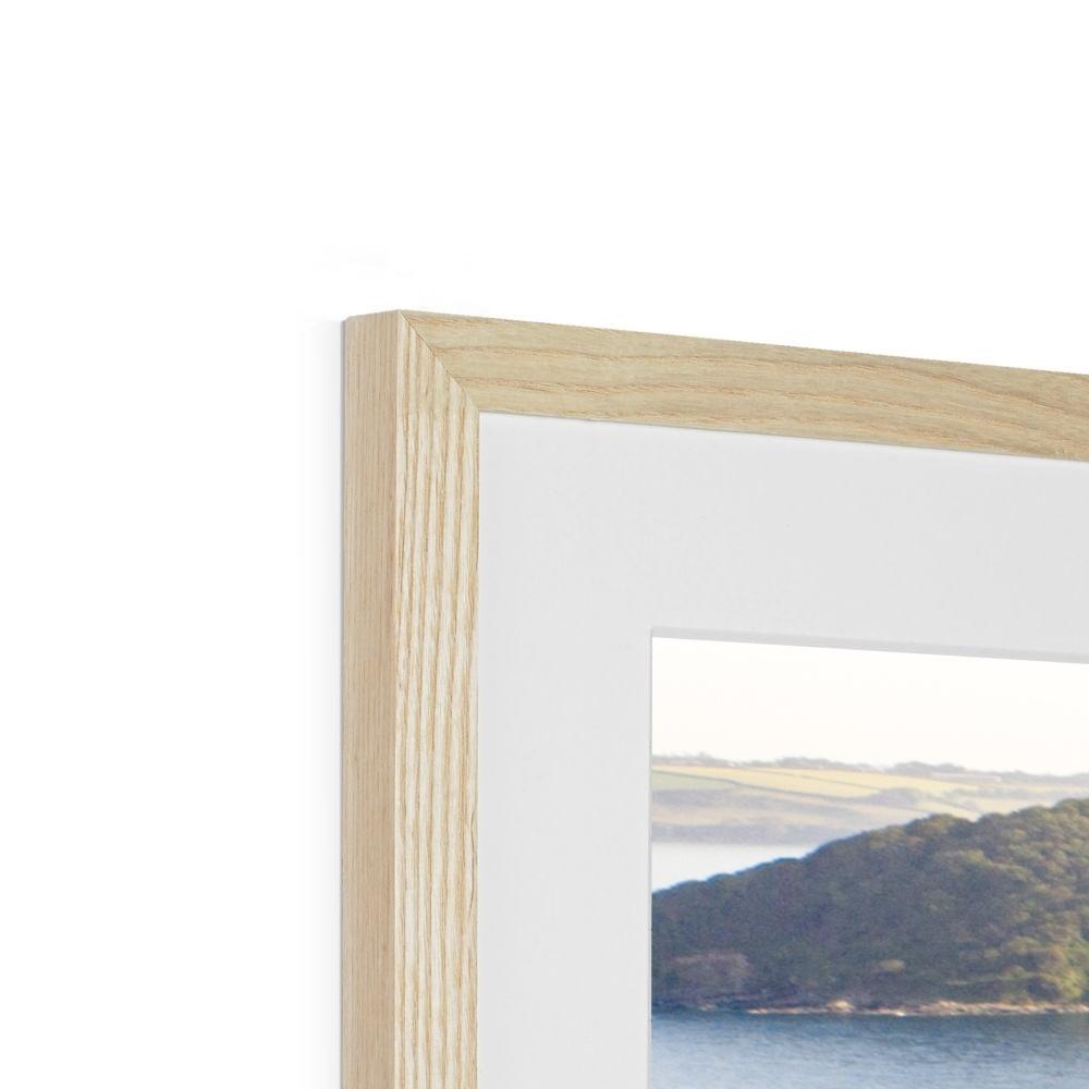gyllyngvase view wooden frame detail