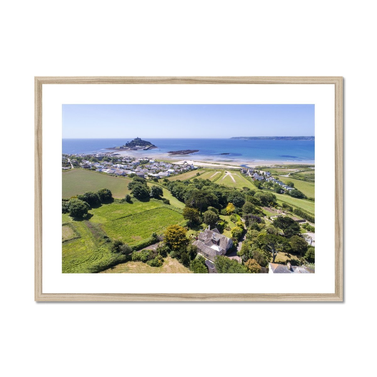 marazion to st michaels mount wooden frame