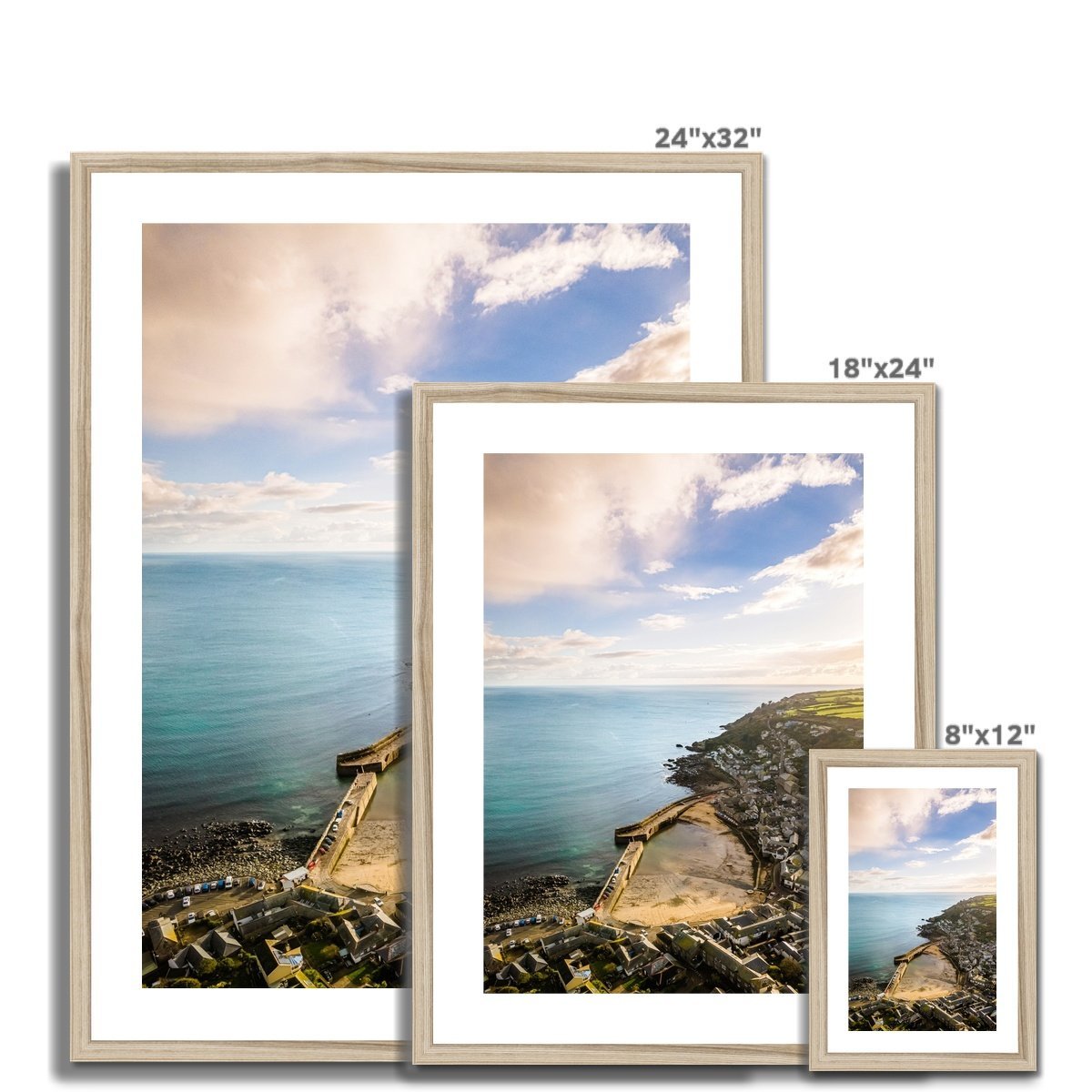 mousehole wooden frame sizes