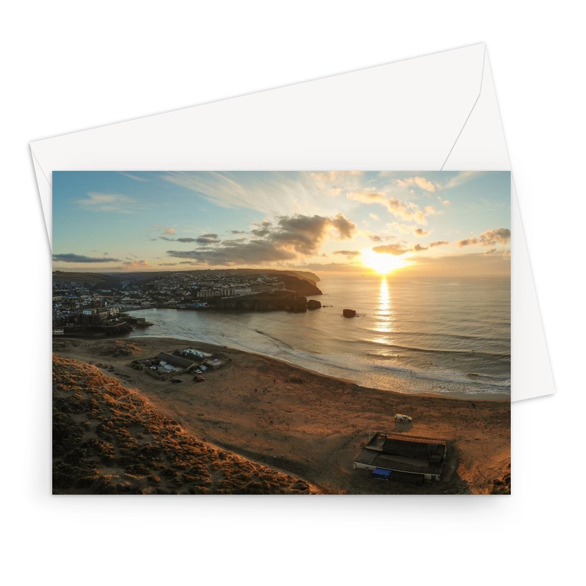 Perranporth Greetings Cards ~ Pack Of 5 Cards