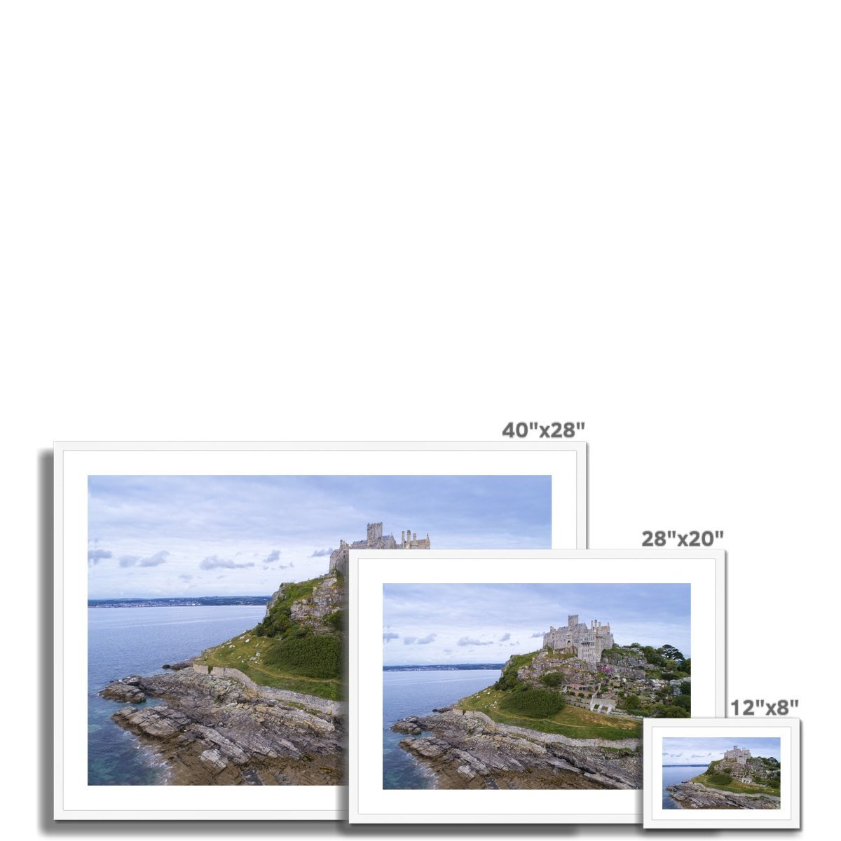 st michaels mount close up wooden frame sizes