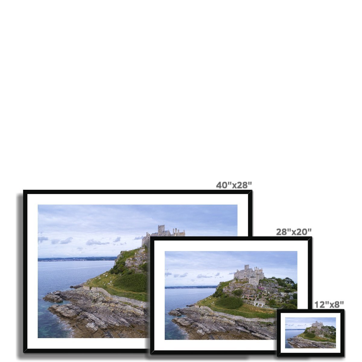 st michaels mount close up frame sizes