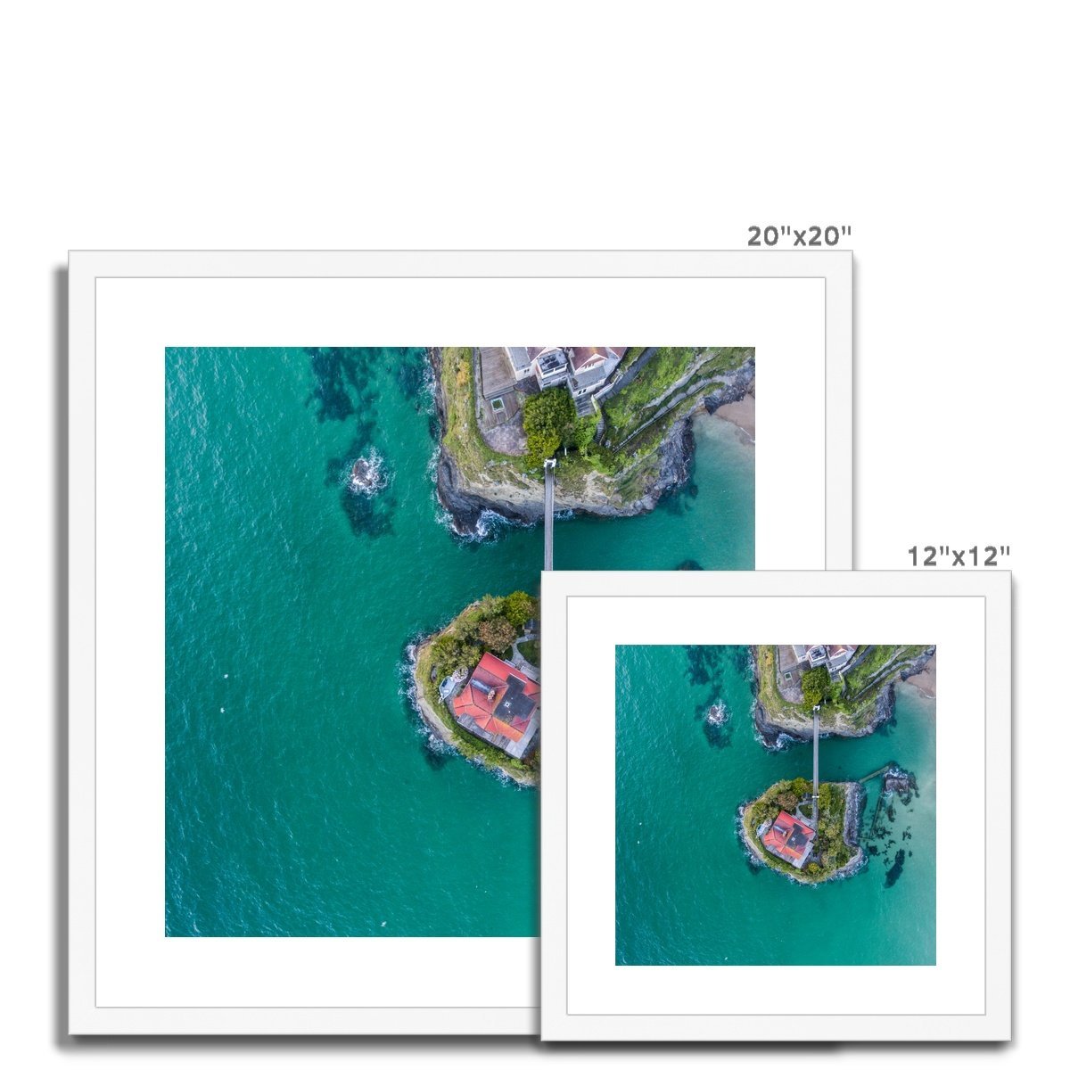 the island towan beach newquay framed photograph